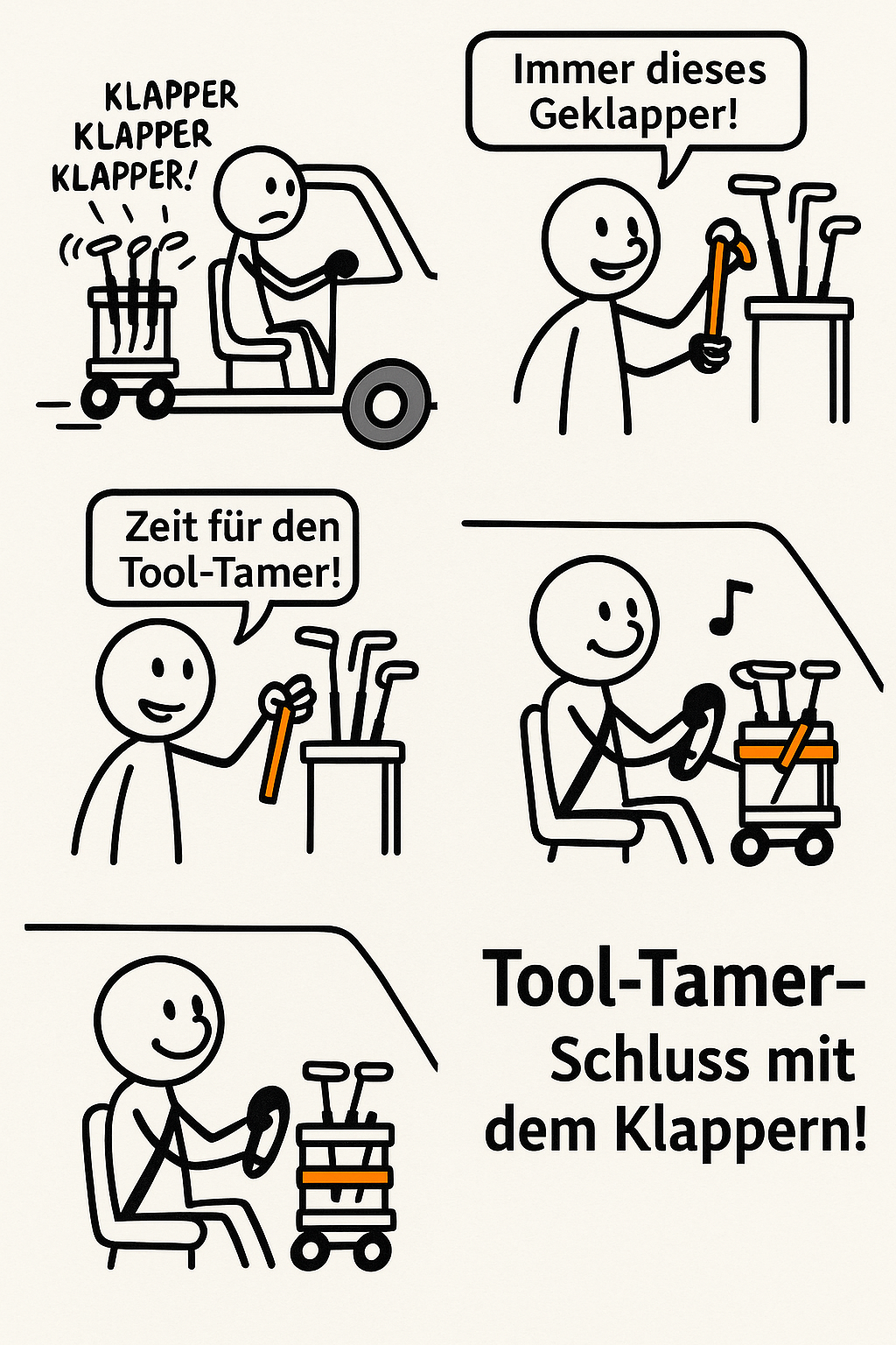 ToolTamer – Halter für Dent Bars | PDR Werkzeughalter von Woodpecker UK